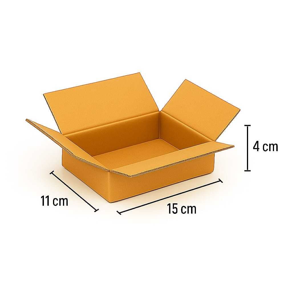 Caixa de Papelão Maleta 15x11x4 – 25 Unidades | Direto do Fabricante
