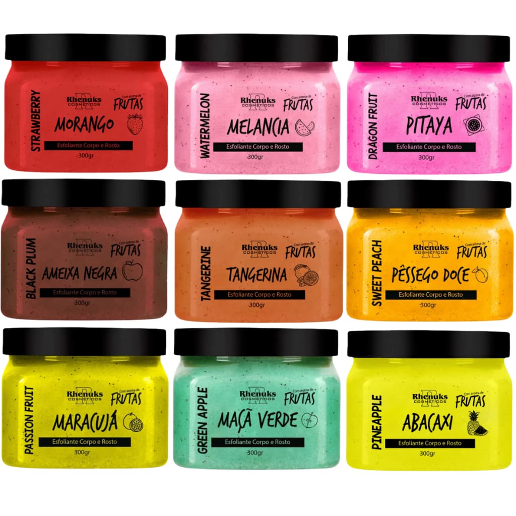 Esfoliante corpo e rosto 300g - fragrância suave