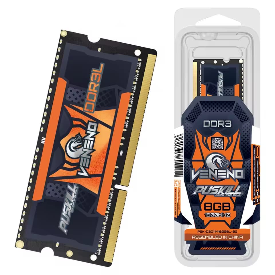 Memória Ram Notebook DDR3L 8GB Puskill 1333MHz 1.35V CL9