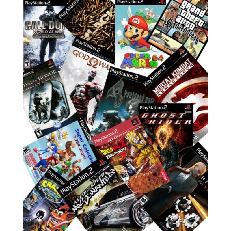 Kit'S COM JOGOS PS2 SUA NO LISTA NO CHAT