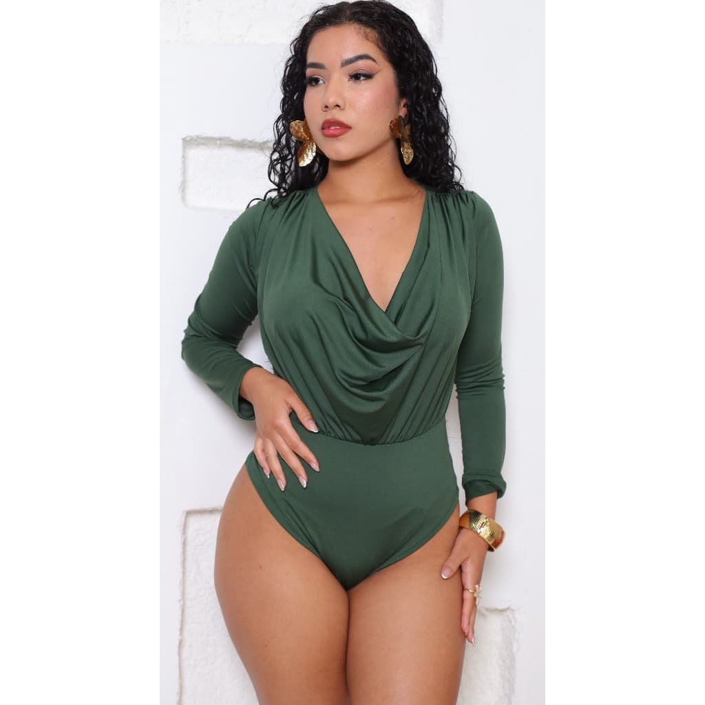 BODY FEMENINO MANGA LONGA Simple elegante y confortable