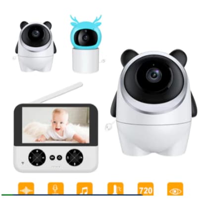 Babá Eletrônica Baby Câmera Com Monitor Som Bivolt