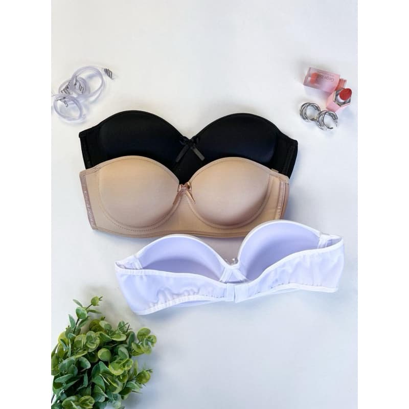 Sutiã Tomara que Caia com Bojo | Alça Regulável e Retrátil