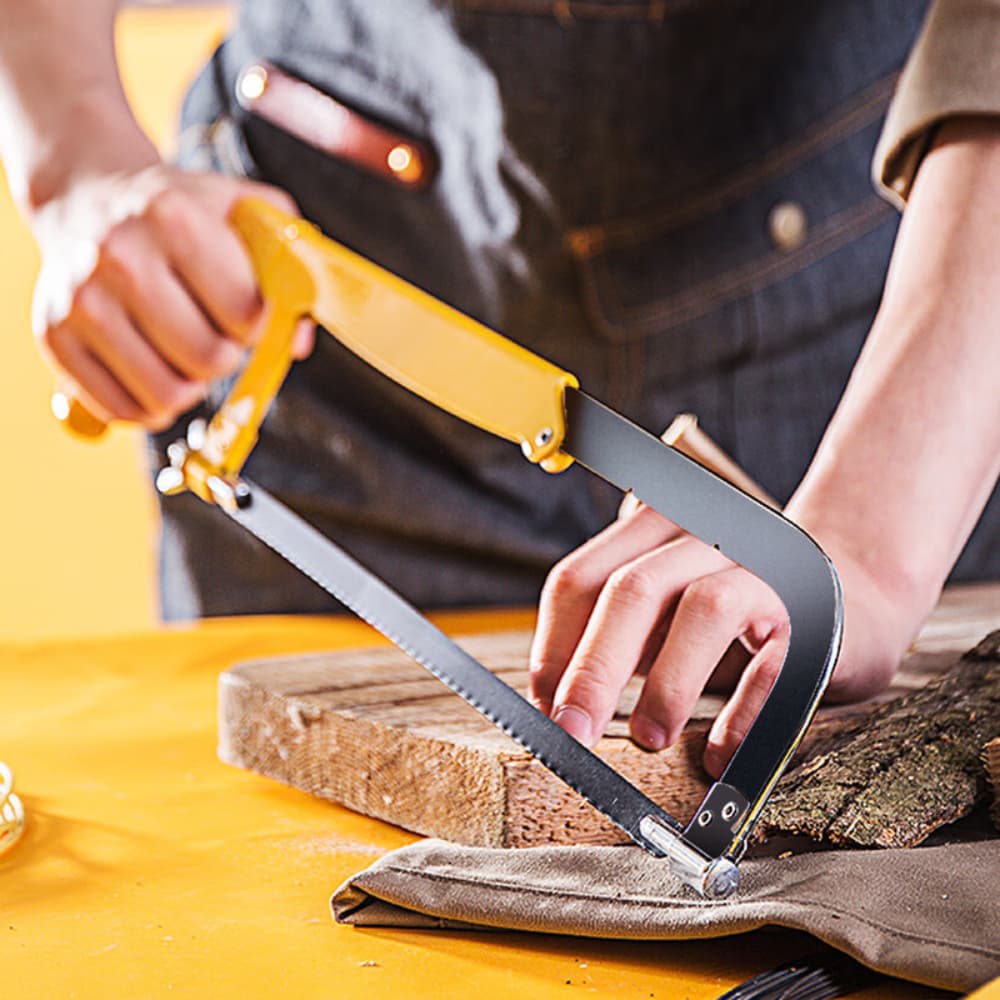 12" Arco De Serra Ajustável 200 A 300mm Com Lâminas Dentes Duplos Design Ergonômico