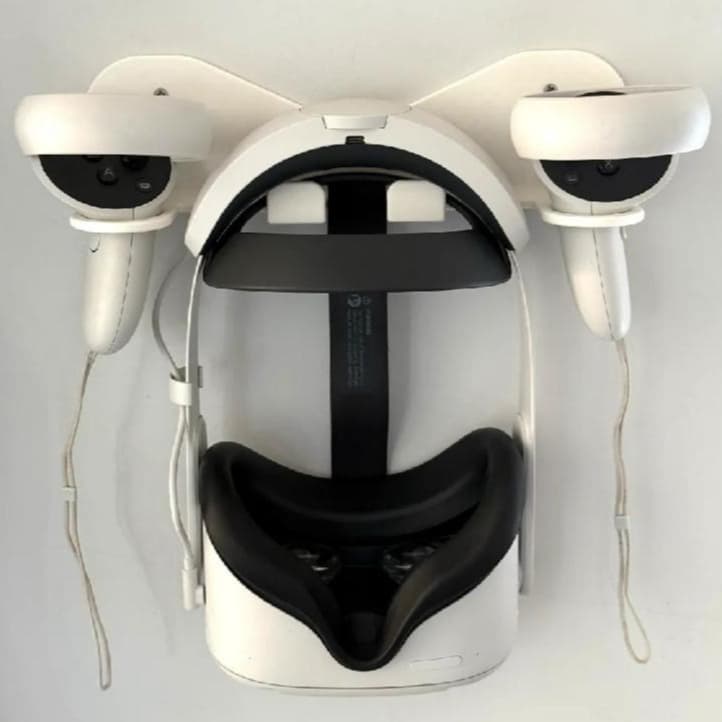 Suporte para Meta Quest 3/3s e 2 para parede, super minimalista.