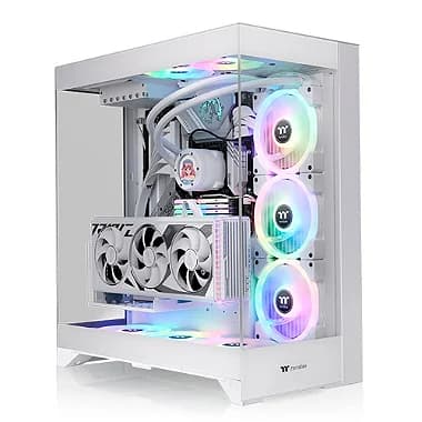 GABINETE TT CTE E550 TG WHITE MID TOWER 3 TEMPERED GLASS