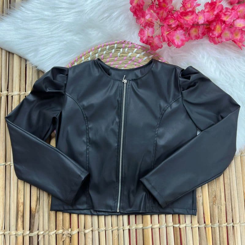 JAQUETA INFANTIL MENINAS COM ZIPER CORINHO DO 2 AO 16 MARIKIDS