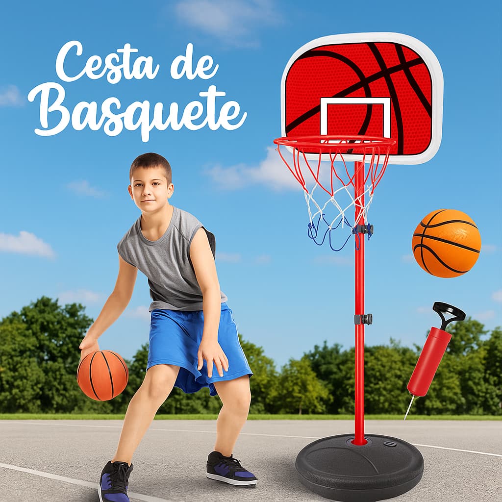 Cesta de basquete infantil tabela para basquete 105-139 cm