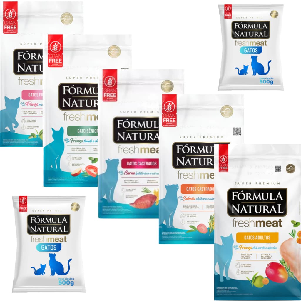 Formula Natural Fresh Meat Ração Para Gatos 1kg
