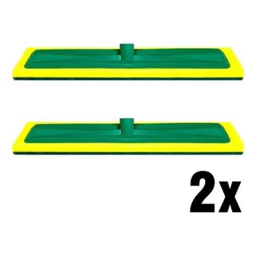 Kit 2 Esfregão Esponja Grande Lava Limpa Azulejo Piso 40cm Reforçado