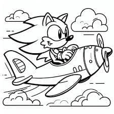 Kit 80 Desenhos Para Pintar E Colorir Sonic - Folha A4 !