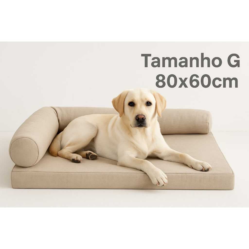 🐶 CAMA PET PREMIUM M/G – 80x60cm Conforto, elegância e proteção que seu pet merece!