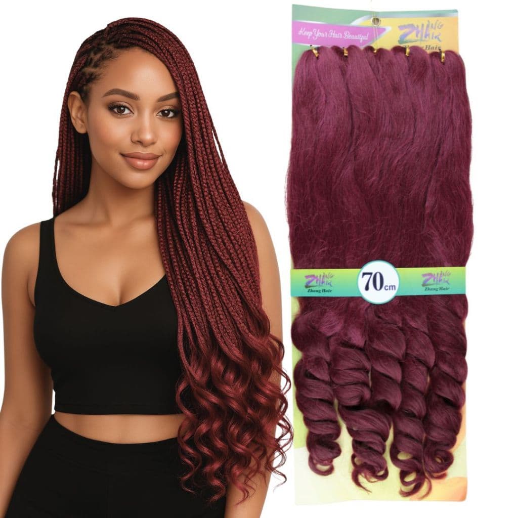 Cabelo Boho Curl Caracol 400g – Jumbo Premium p/ Tranças 70cm