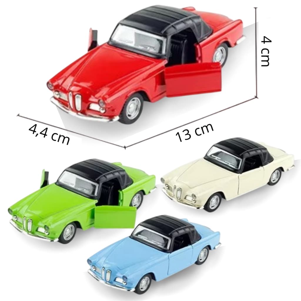 Miniatura carro metal BMW 503 anos 50 coleção brinquedos.