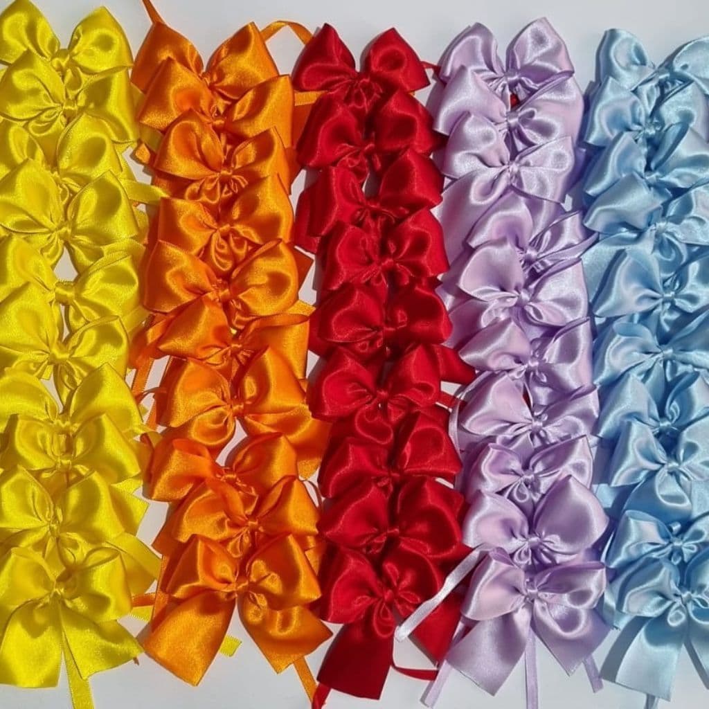 Kit Laços de Cetim Nº 9 – Temos diversas cores – Pronta Entrega