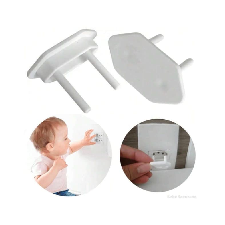 Kit 24 Protetor Tomada Criança e Bebê Segurança Contra Choque Elétrico ENVIO IMEDIATO