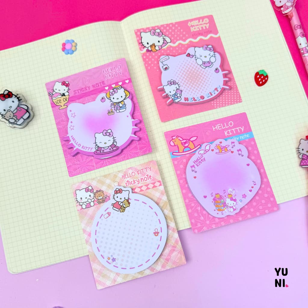 Bloco de Notas adesivas Hello Kitty Sanrio - Stick note - Hello Kitty
