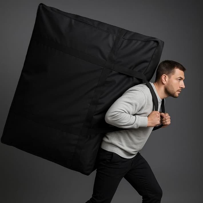 Sacolão Gigante Extra GGG Bolsa Viagens, Compras e Mudanças Bolsa de Viagem GGG 107 - 350 litros