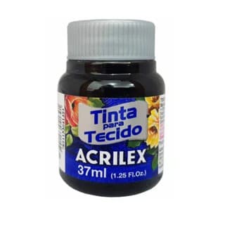 Tinta para Tecido 37ml 520 Preto Acrilex