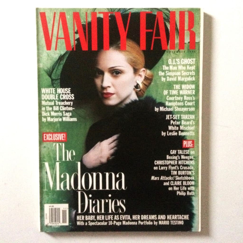 MADONNA REVISTA VANITY FAIR EVITA COMPLETA EXCELENTE