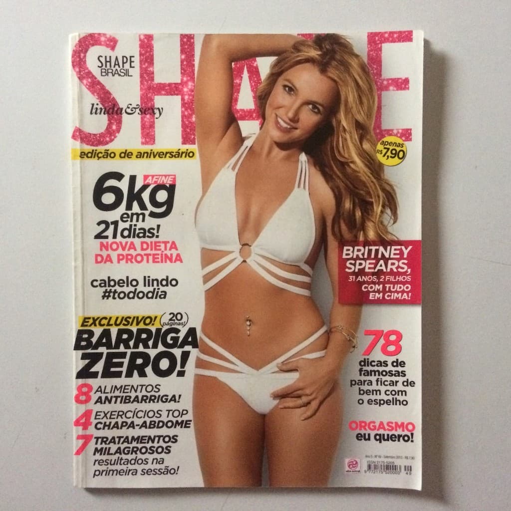 BRITNEY SPEARS REVISTA SHAPE BRASIL COMPLETA PARA COLECIONADORES