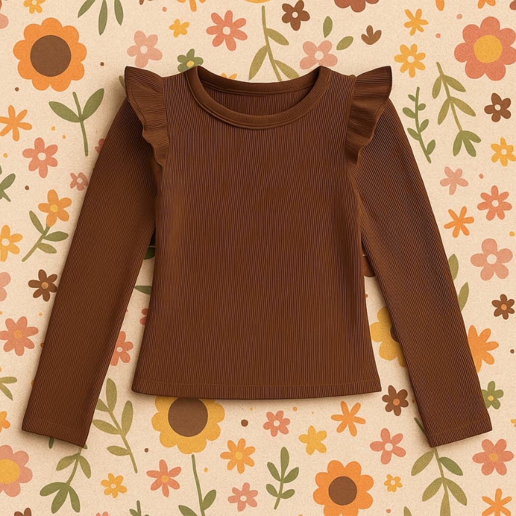 Blusa Infantil Menina Manga Longa Inverno Tecido Premium Forrada