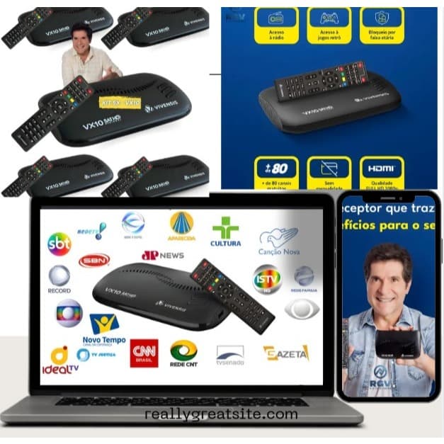 KIT 5  VX10  Vivenses — Sinal HD Estável, Instalação Fácil e Alta Resistência