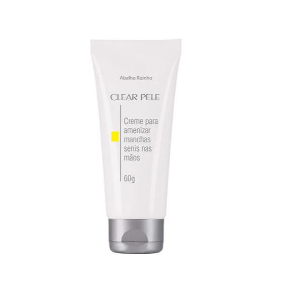 Creme para amenizar manchas senis das mãos Clear Pele 60g Abelha Rainha