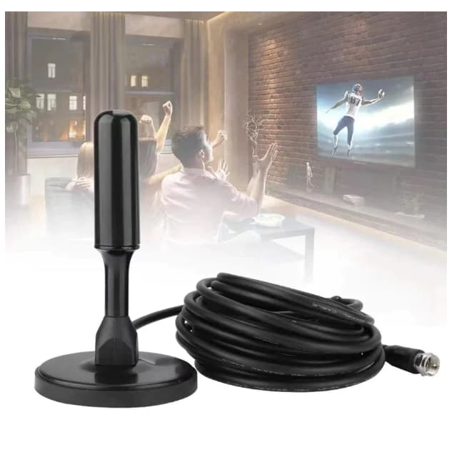 Antena Digital Interna Externa Full Hdtv 4K Cabo de  3m-5m Grande tx-3008