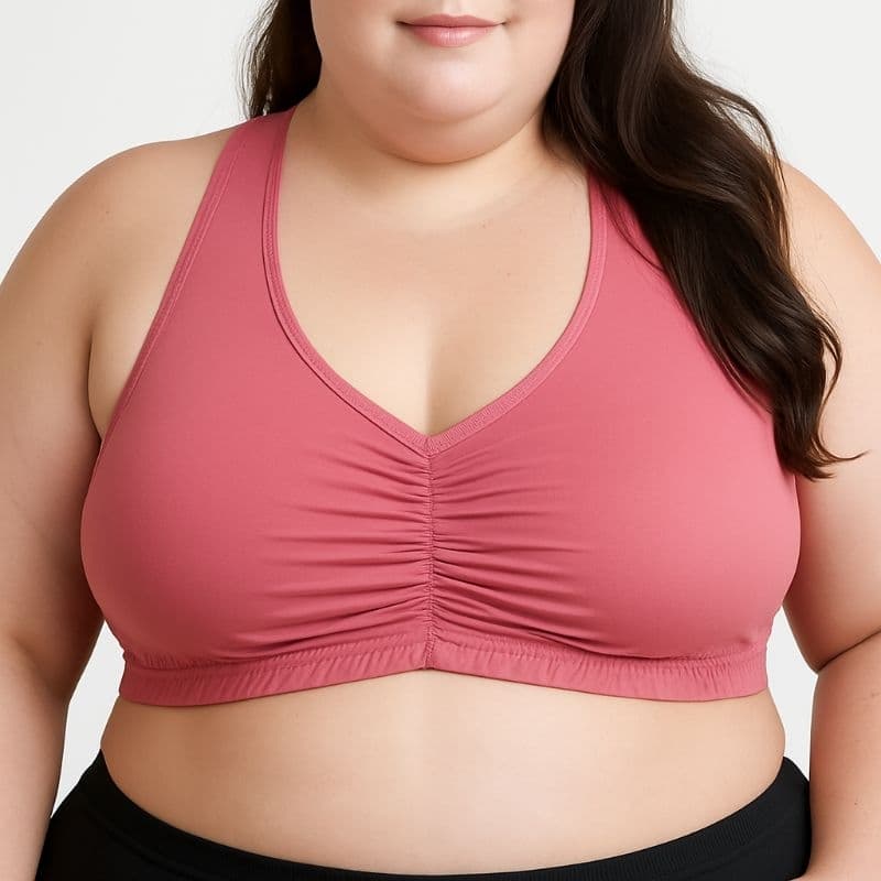 Kit com 3 Tops Plus Size Fitness Nadador Sem Bojo Confortável Tipo Sutiã