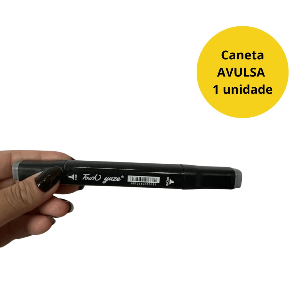 Caneta Touch CORES 0 - 99  Colorir Repor Presente boba gooda bob CONTÉM 1 UNIDADE (AVULSA)