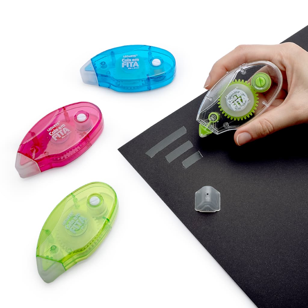 Cola Em Fita 8m X 8mm - Leoarte 1 Unidade