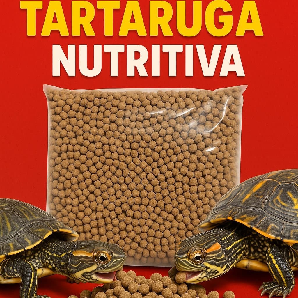 Ração Premium Para Tartarugas | Flutuante, Proteico e Rico em Vitaminas
