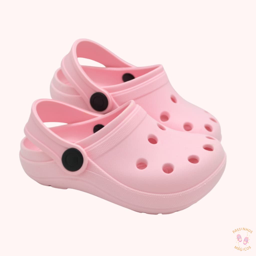 Babuche Sandália Papete 2 em 1 Infantil Menino Menina Várias Cores Confortável Leve