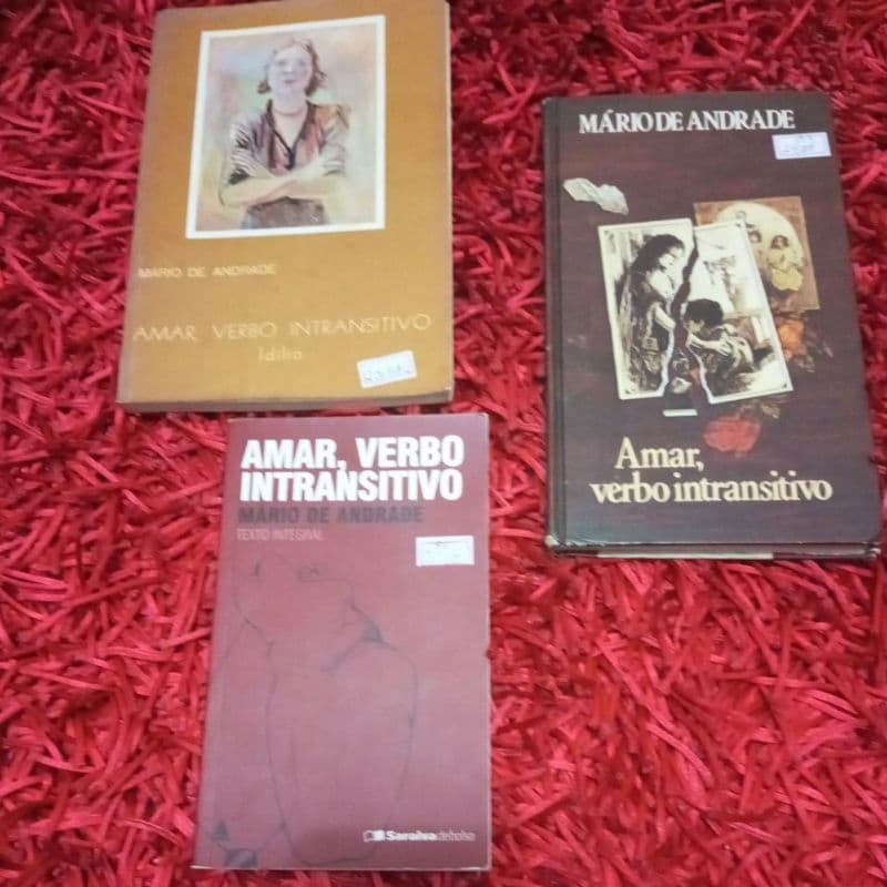 Amar, verbo intransitivo Mario de Andrade Várias edições (2208b)