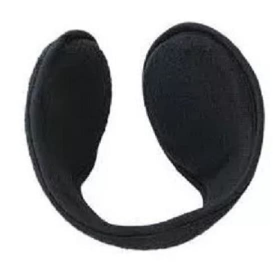 Protetor de Orelha Preto Unissex | Tamanho Único Ajustável | Conforto e Estilo nos Dias de Frio Earmuff