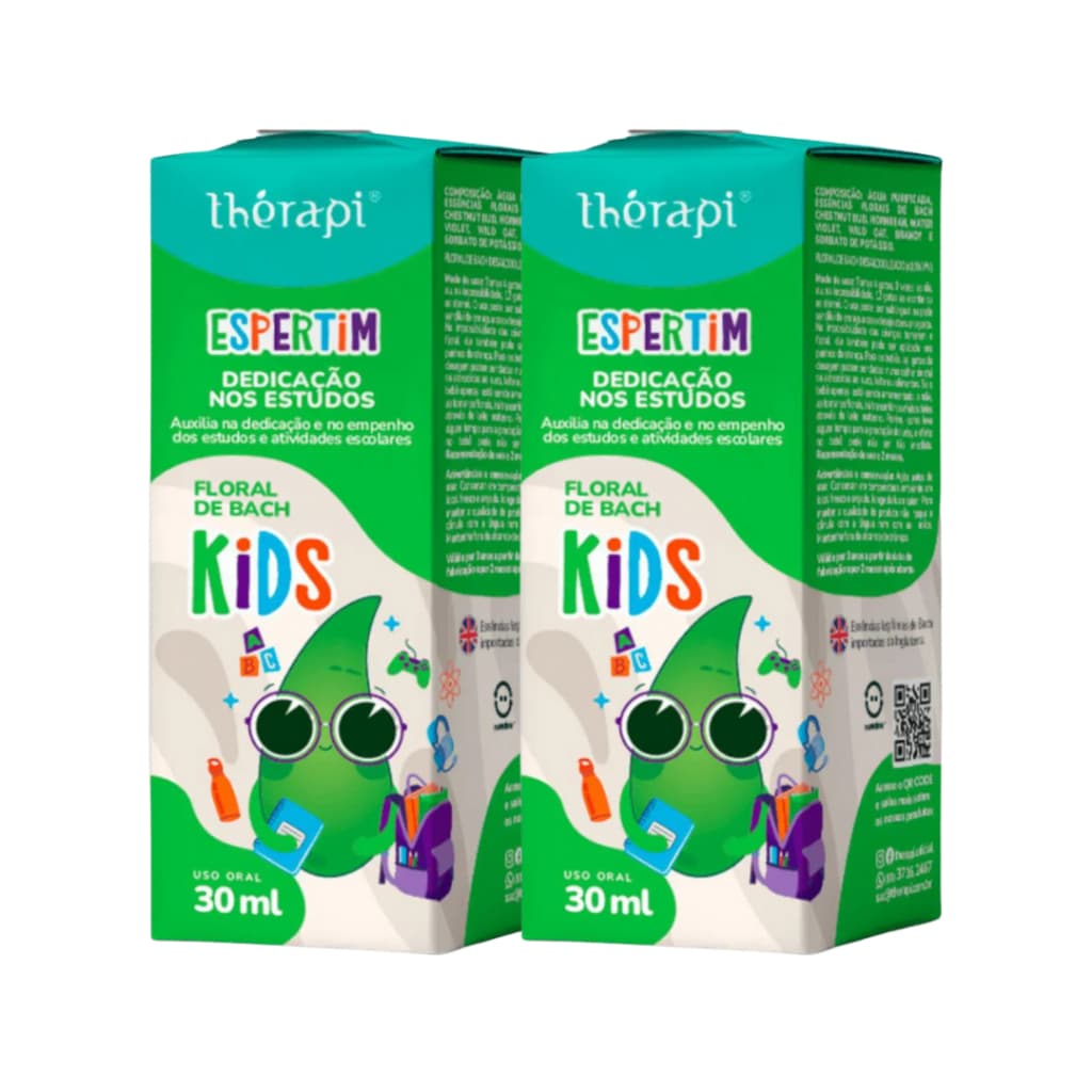 Kit 2 Floral Thérapi Kids Espertim Dedicação 30ml