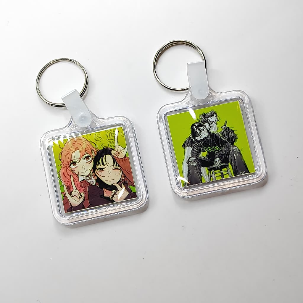 Chaveiro 3cm X 3cm - manga O Cara Que Estou Afim Não é Um Cara