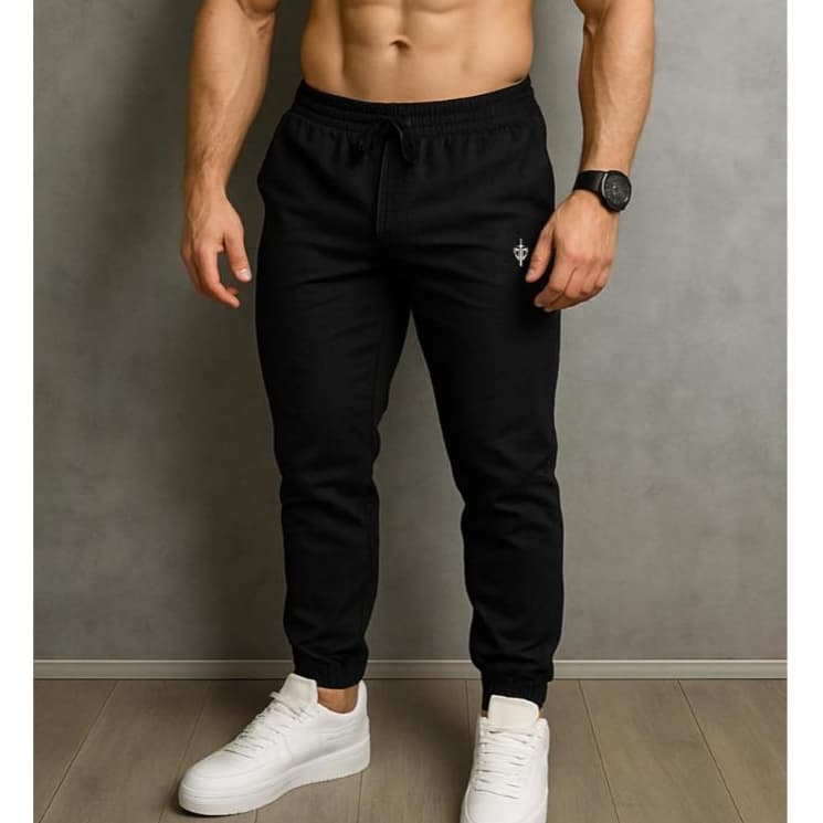 Calça Elastano P ao G4 Dry Fit Masculina Jogger Tactel De Academia Plus Size
