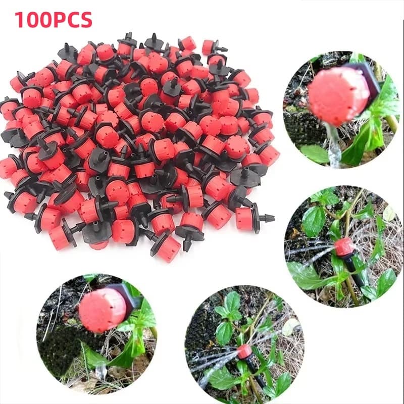 200 Micro Bico Gotejador Ajustável Irrigador De Jardim