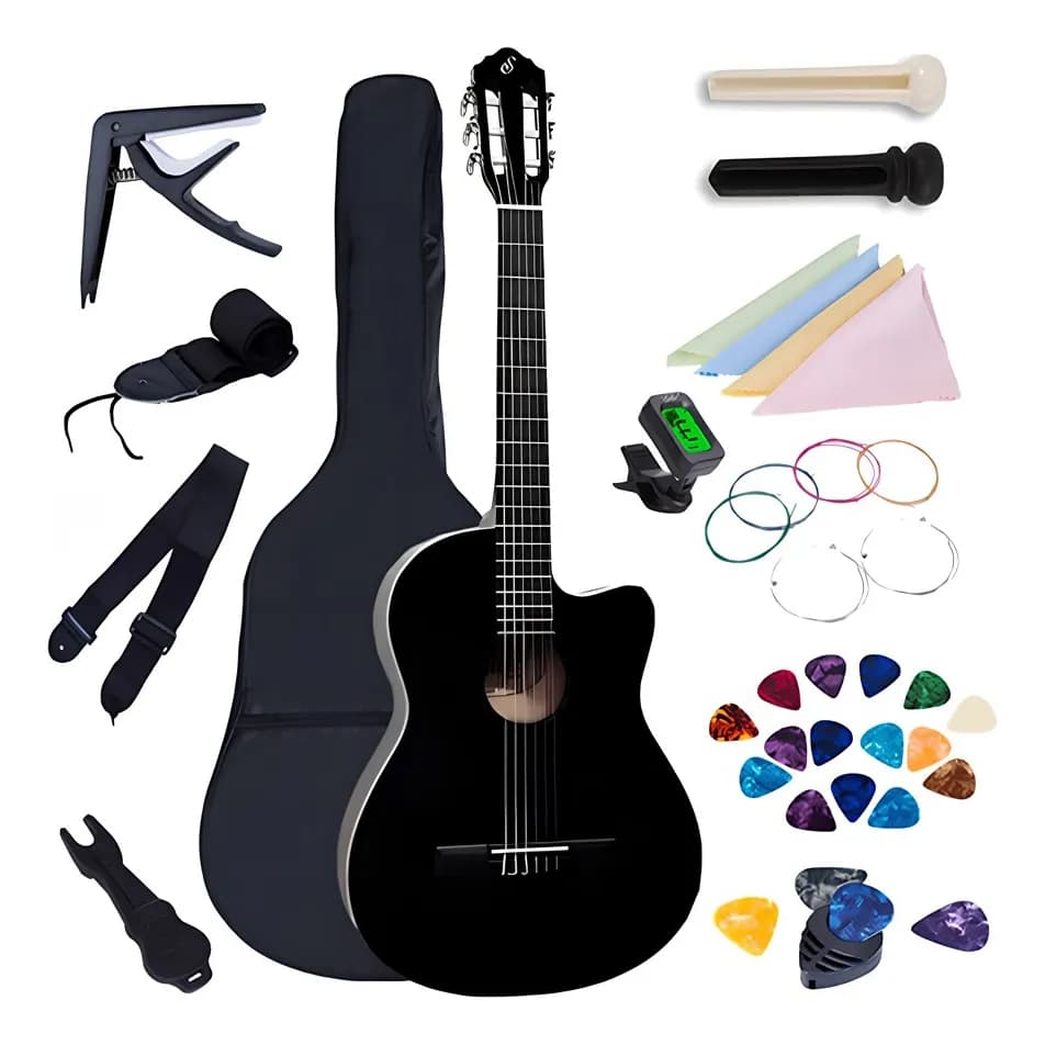 Conjunto Completo De Violão Acústico