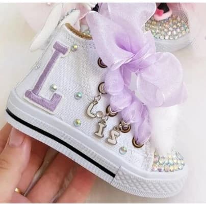 Kit 2 Letras Lantejoula Brilho Prata Rosa Lilas Termocolante Bordado Aplique Adesivo Roupa Jaqueta Tenis Personalização