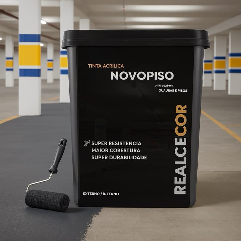 Tinta Piso Realcecor 18L Acabamento Premium e Perfeito com Máximo Rendimento Anti Mofo sem cheiro