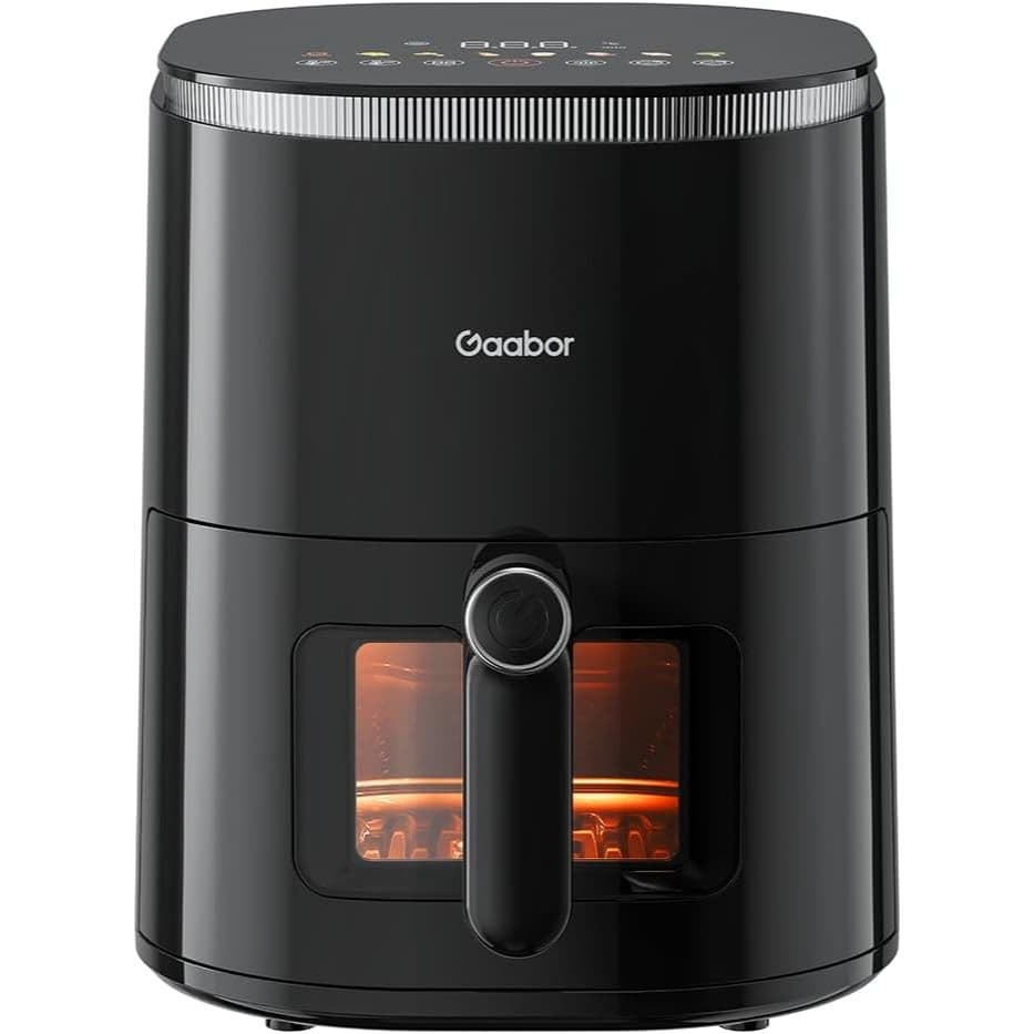 Fritadeira Elétrica Air Fryer Gaabor Duo Digital Touch sem Óleo 4.2L 127V/ 220V Preto