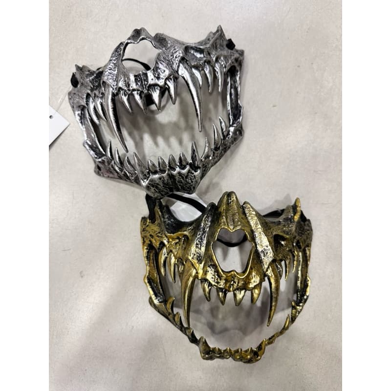 Máscara Boca Osso Animal - Halloween - Festa - Boca de Lobo