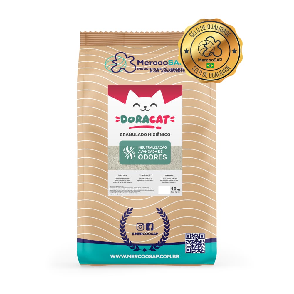 Doracat - Granulado Higiênico Para Gatos 10Kg