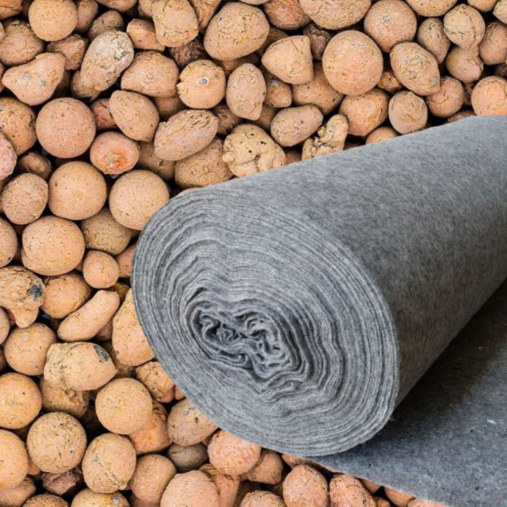 Kit Drenagem Manta Até 1m² Com Argila Expandida Até 2kg