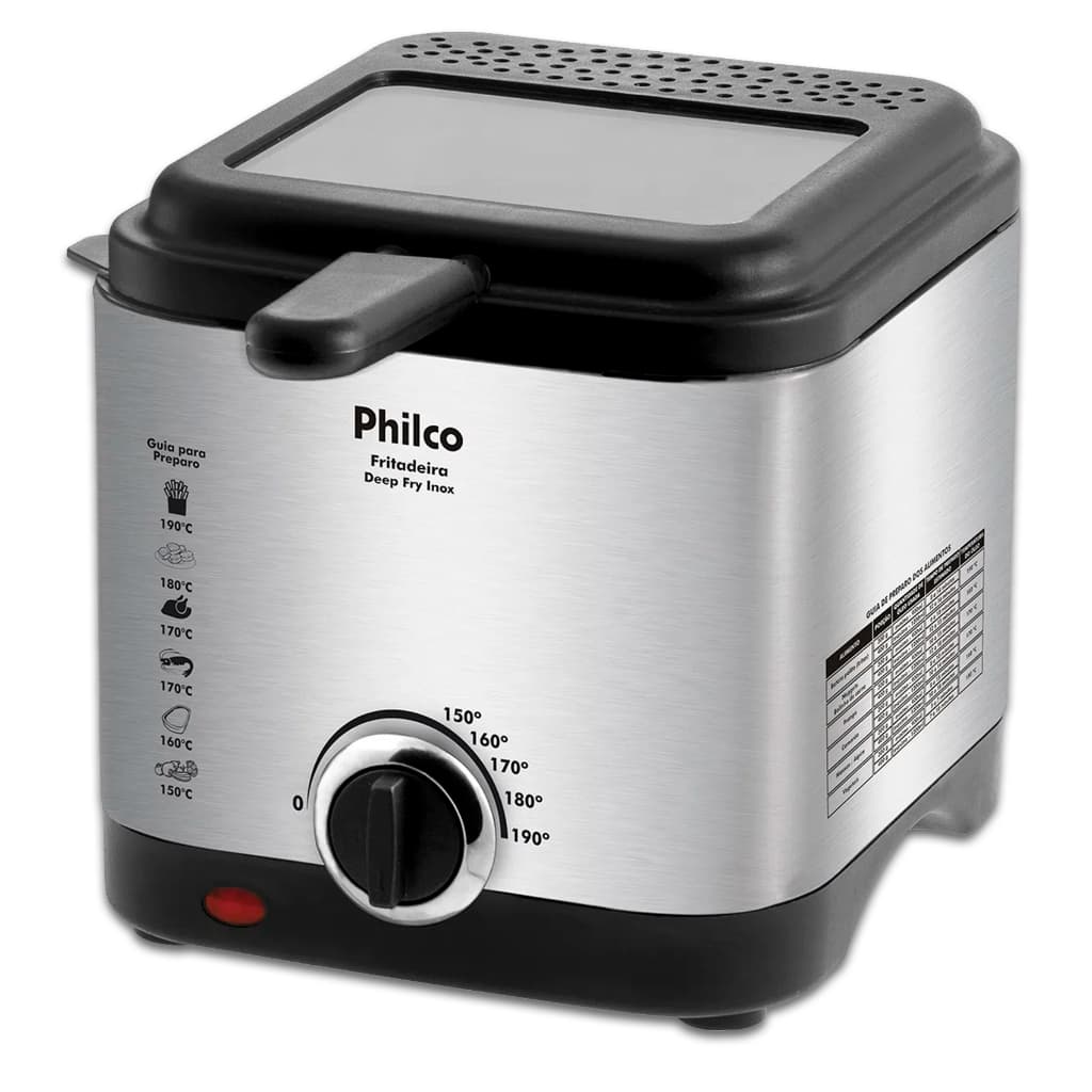 Fritadeira Elétrica Deep Fry Inox Philco