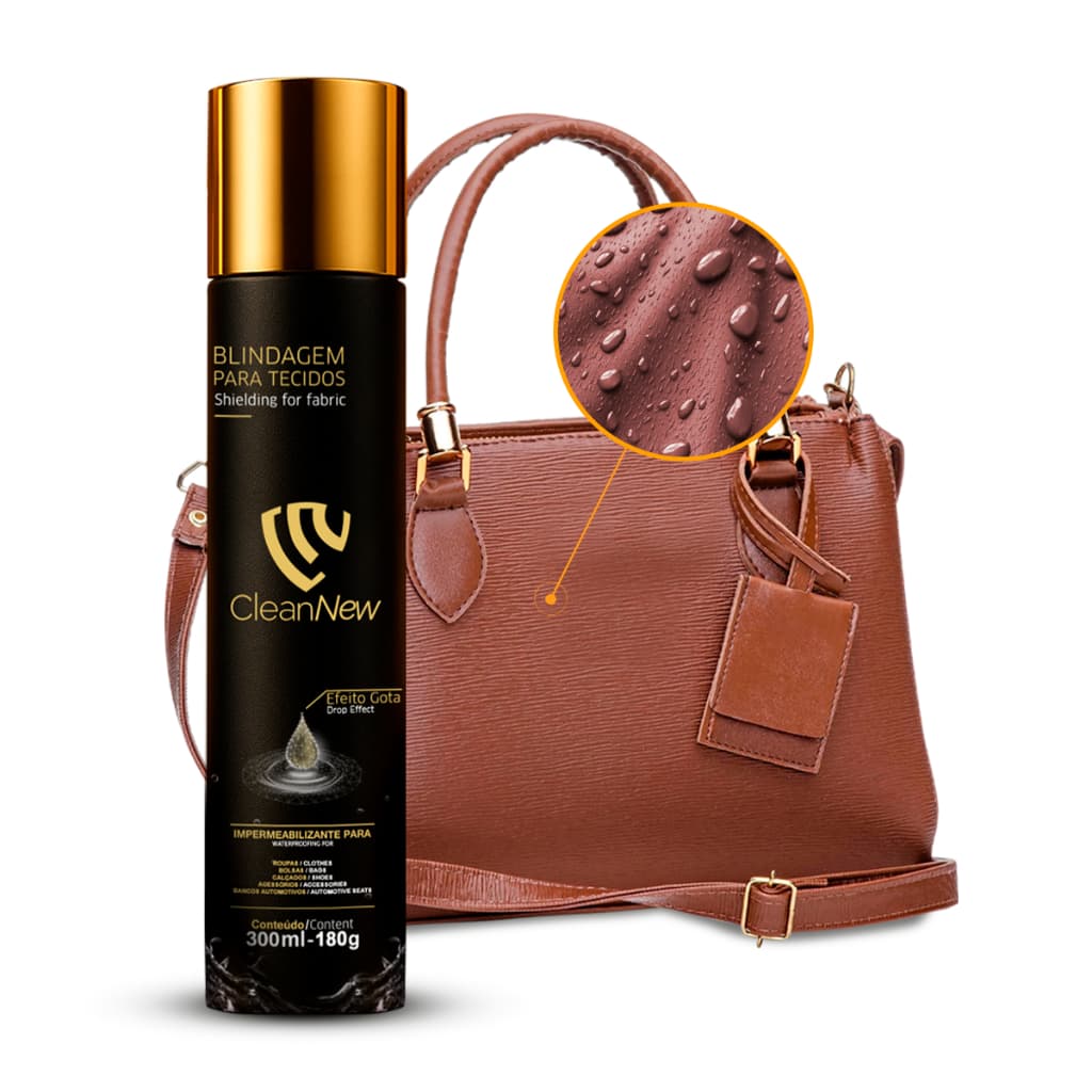 Impermeabilizante de Tecidos Spray Proteção Bolsas Calçados Sapatos Tapetes Blindagem Proteção UV