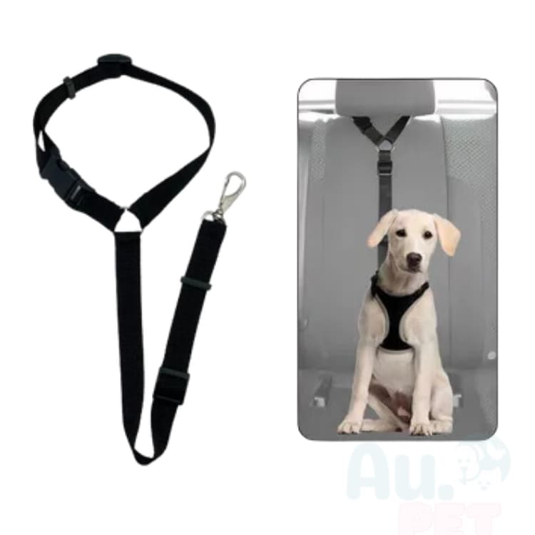 Cinto Pet para Carro Au.Pet – Com Presilha no Encosto de Cabeça p/ Cães Médios e Grandes